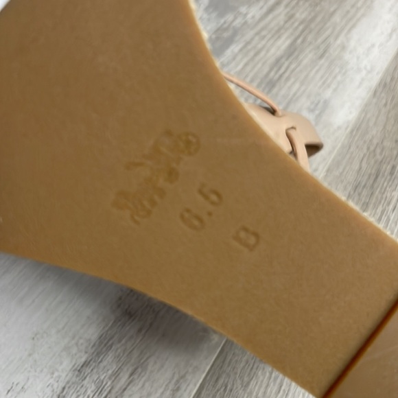 NEW Coach Dottie Open Toe Ankle Strap Wedge Espadrille Platform Sandal 6.5 - Picture 8 of 8